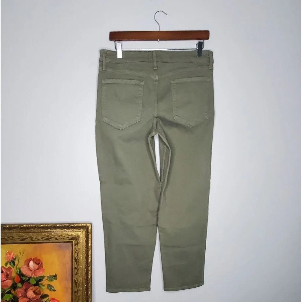 Athleta Green Cropped Pants Size 12 - Picture 6 of 9